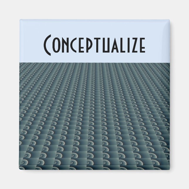 Aimant Pensée Créative Moderne - Conceptualiser (Devant)