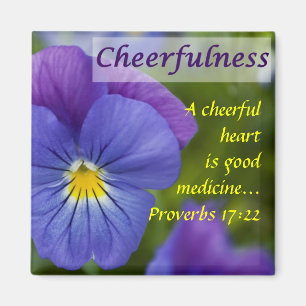 Aimant Pensée pourpre - gaieté