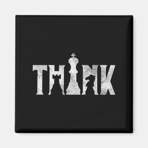 Aimant Pensez Échecs Eces Joueur Chessmaster Amour des éc
