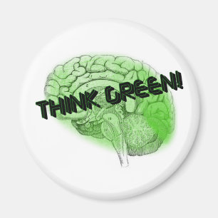 Aimant Pensez le vert !