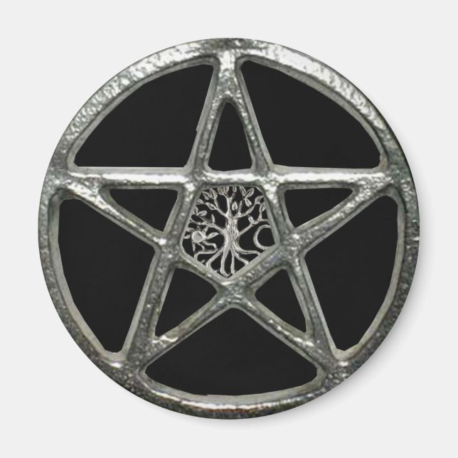 Aimant Pentacle Arbre De Vie (Devant)