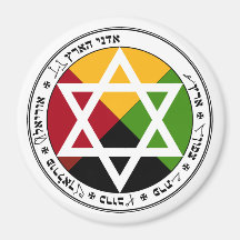 Pentacle de la Terre Aube Dorée en blanc