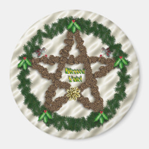 Aimant Pentacle de Yule