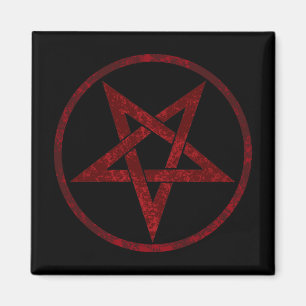 Aimant Pentagramme du Diable Rouge