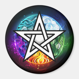Aimant pentagramme du Wiccan