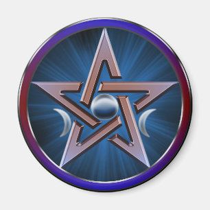 Aimant Pentagramme lunaire de déesse