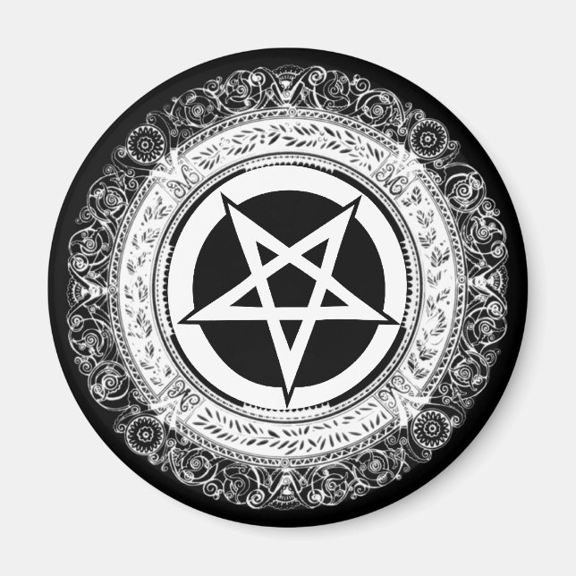 Aimant Pentagramme orné (Devant)