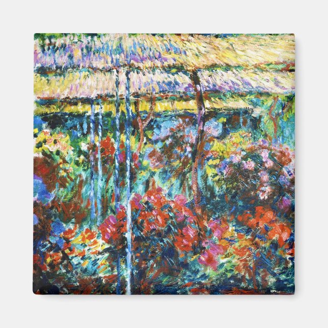 Aimant Peonies, 1887 Claude Monet cool, vieux, maître (Devant)