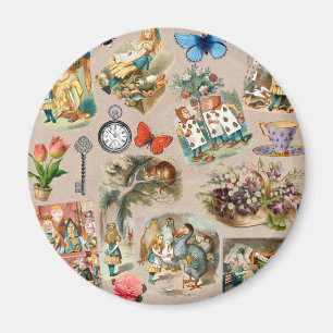 Aimant Pépinière Alice Colorée Classique 1800 Merveilleux