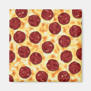 Aimant Pepperoni Pizza Motif
