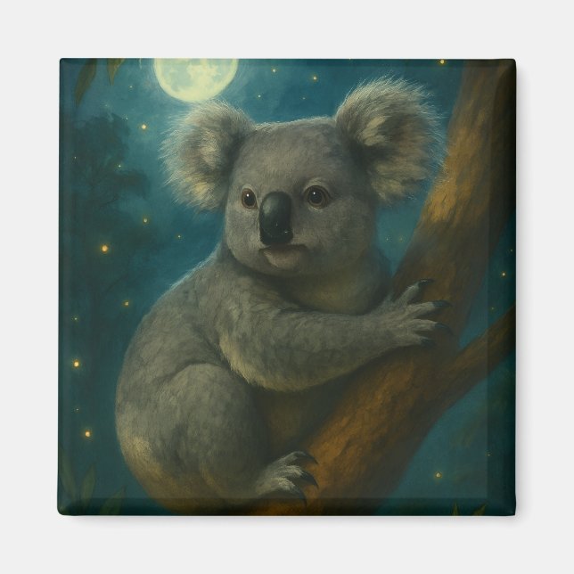 Aimant Perch Koala Lune (Devant)