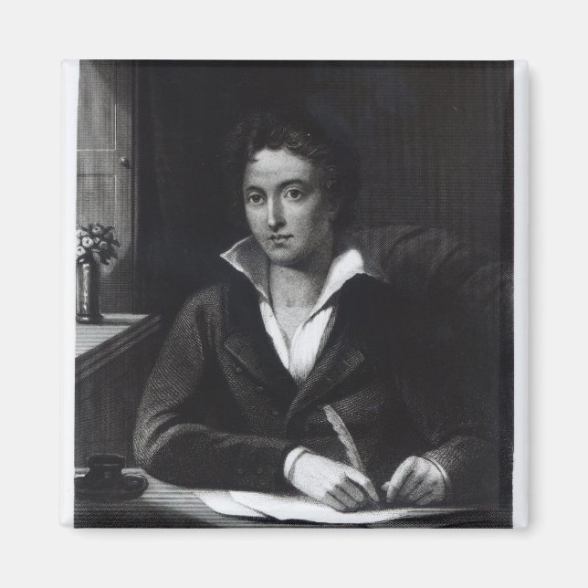 Aimant Percy Bysshe Shelley, gravée par William Holl (Devant)