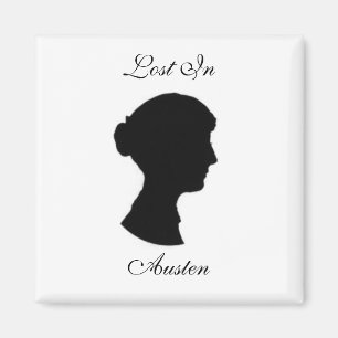 Aimant Perdu dans l'aimant carré d'Austen