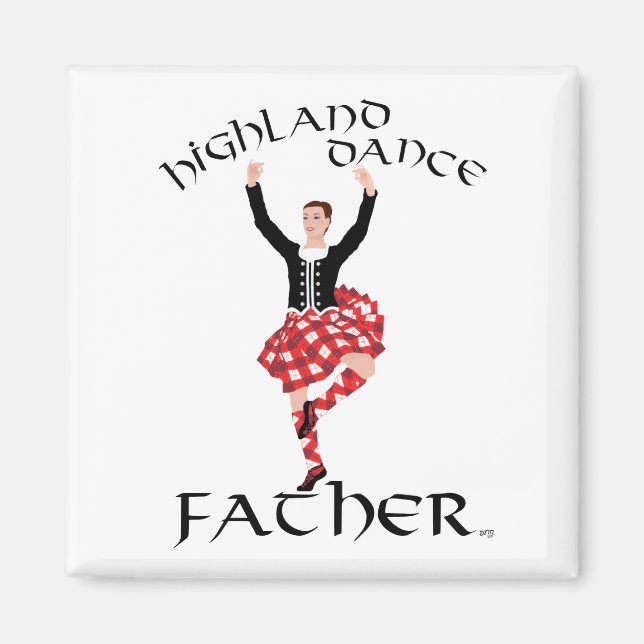 Aimant Père de danse highland écossaise (Devant)