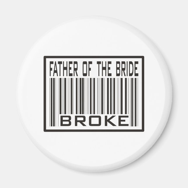 Aimant Père de la Mariée Broke (Devant)