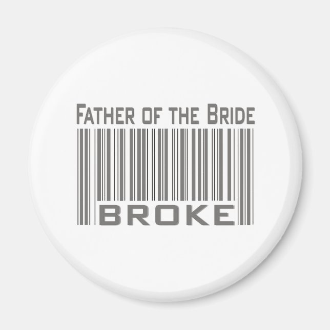 Aimant Père de la Mariée Broke (Devant)