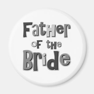 Aimant Père du gris de jeune mariée