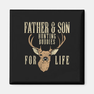 Aimant Père Fils Chasse Buddies Correspondant Chasseur Pa