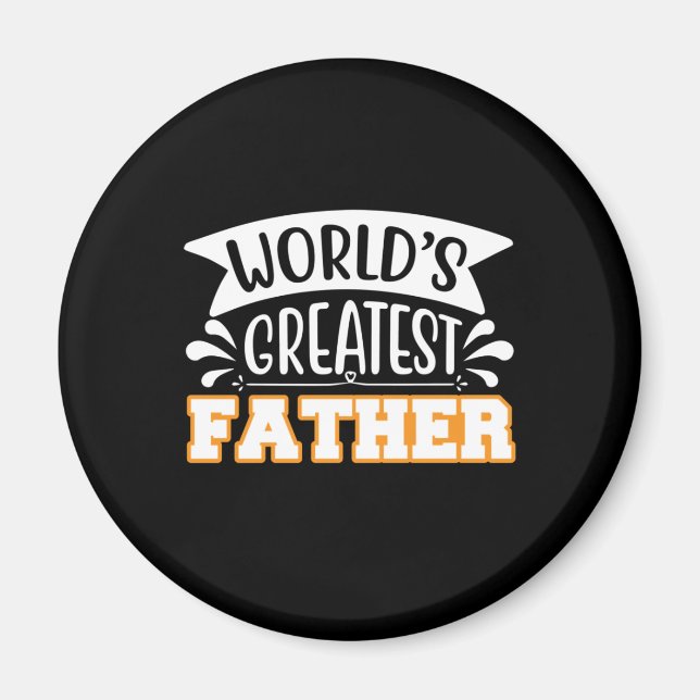 Aimant Père Gift le plus grand père du monde (Devant)