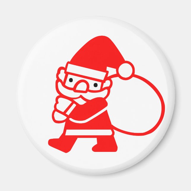 Aimant Père Noël (Devant)