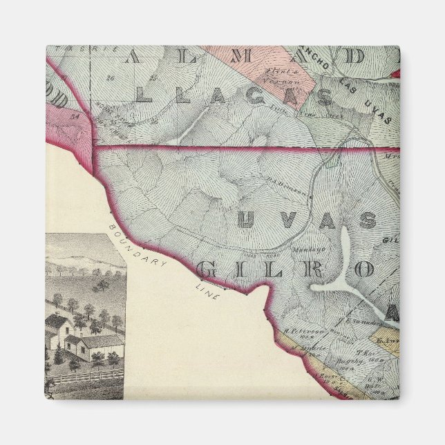 Aimant Père Noël Clara Co 10 (Devant)