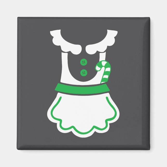 Aimant Père Noël Costume de Noël Correspondant Couples de (Devant)