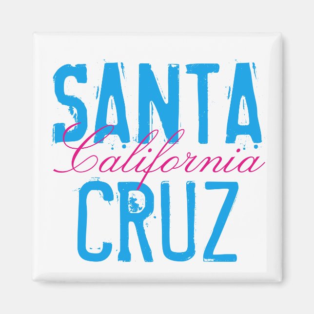 Aimant Père Noël Cruz Californie (Devant)