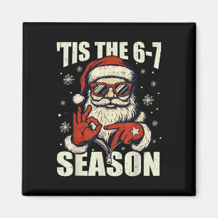 Aimant Père Noël de Noël C'est la Saison 67 Mème Numéro S