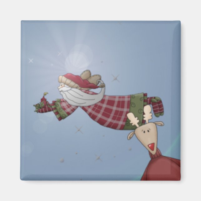 Aimant Père Noël Flies (Devant)