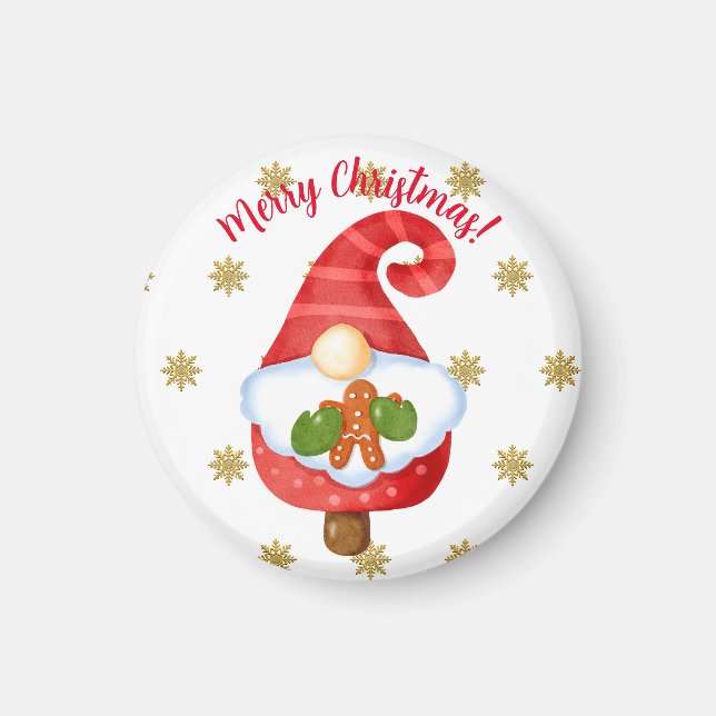 Aimant Père Noël Gnome (Devant)