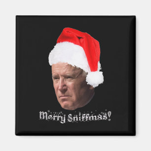 Aimant Père Noël Joe Biden Noël Satire Design Pro Trump 