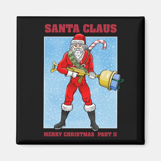 Aimant Père Noël Joyeux Noël Partie 2 (Devant)