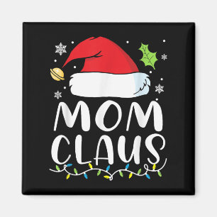 Aimant Père Noël Maman Lumières de Noël Pyjama Noël Famil
