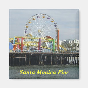 aimant père Noël Monica Pier