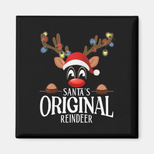 Aimant Père Noël Original Reindeer Funny Xmas Corresponda