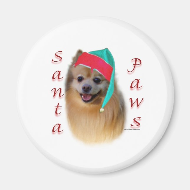 Aimant Père Noël Paws (Devant)