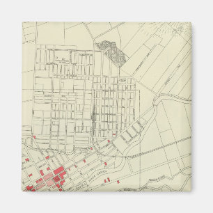 Aimant Père Noël Rosa, parties détruites par le trembleme