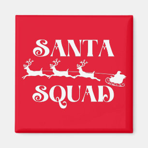 Aimant Père Noël Squad Noël