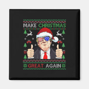 Aimant Père Noël Trump rend Noël grand à nouveau Noël