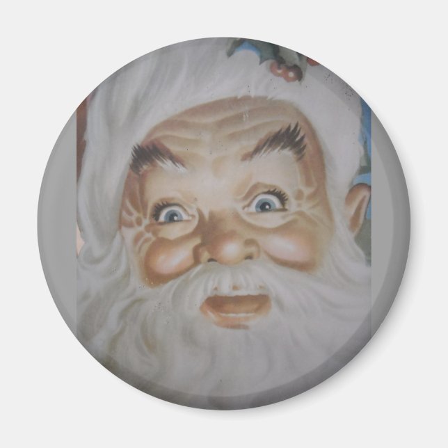 Aimant Père Noël vintage (Devant)