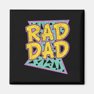 Aimant Père&#; s Cadeau de jour pour papa Rad Papa Chemis