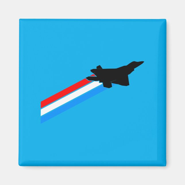 Aimant Performance du chasseur F-22 Raptor (Devant)