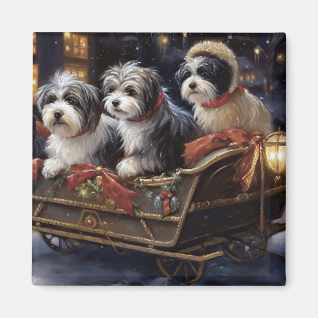 Aimant Période des Fêtes de Noël Havanaise (Devant)