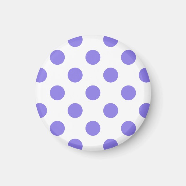 Aimant Periwinkle polka dots (Devant)