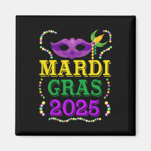 Aimant Perles de Masque Mardi Gras 2025 Festival La Nouve
