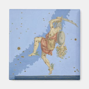 Aimant Perseus avec la tête de la méduse, de 'Uranometria