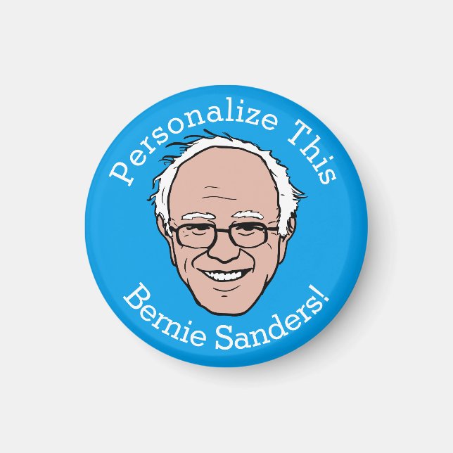 Aimant PERSONALIZED Bernie Sanders (Devant)
