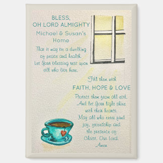 Aimant Personalized Bless This Home – Prayer