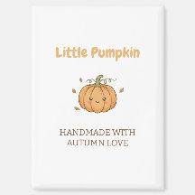 Personalized Little Pumpkin Baby Blanket