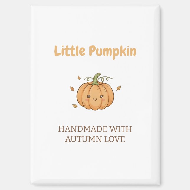 Aimant Personalized Little Pumpkin Baby Blanket (Recto)